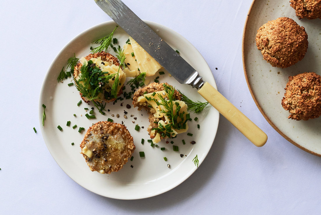 Oatmeal Savoury Muffins With Black Pepper Recipe