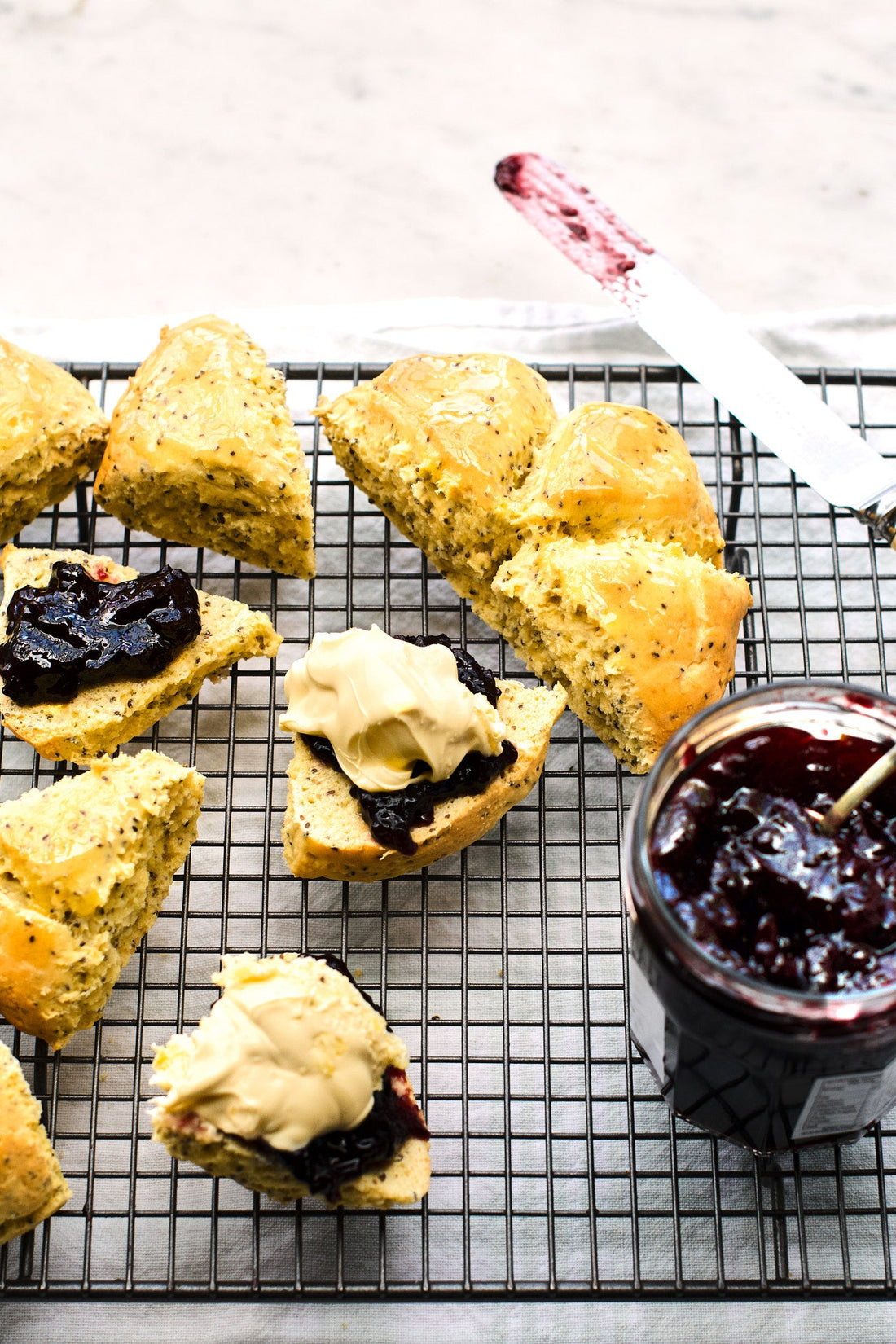 Rice, Maize and Chia Seed Scones