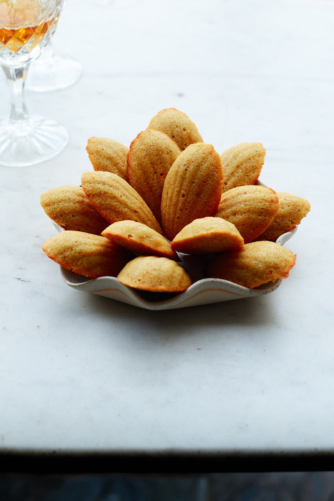 Gluten-Free Chestnut, Polenta and Orange Madeleines